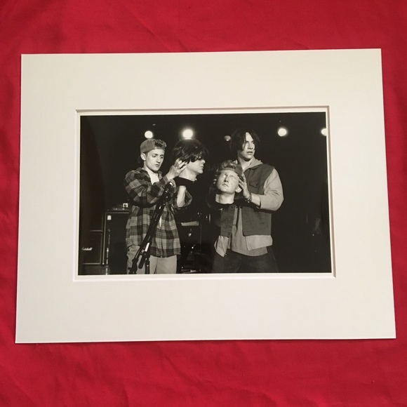 Bill Ted Bogus Excellent art matted Keanu robot